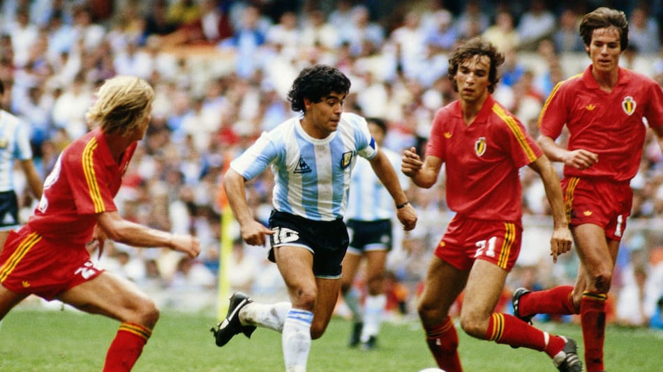 Diego Maradona vs Bélgica; Mundial 1986.