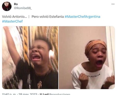 Meme de MasterChef. Foto: Twitter.
