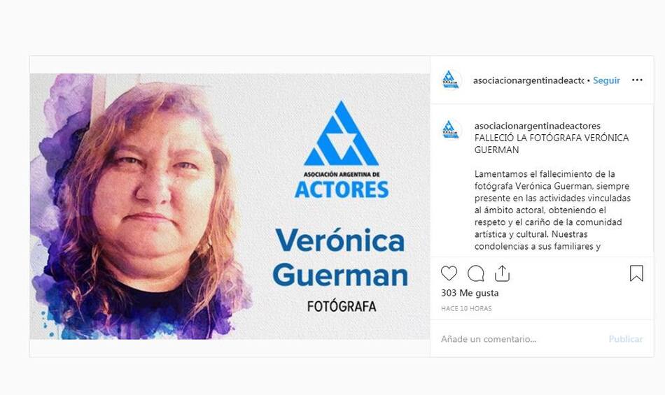 Verónica Guerman, fotógrafa, espectáculos - Asociación Argentina de Actores