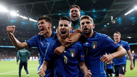 Festejo de Italia ante España por la Eurocopa, REUTERS