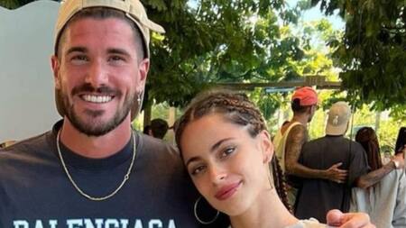 Rodrigo de Paul y Tini Stoessel. Fotos: NA.