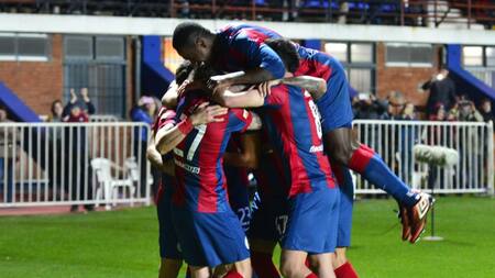 Festejo de San Lorenzo ante Platense por la Liga Profesional. Foto: @SanLorenzo.