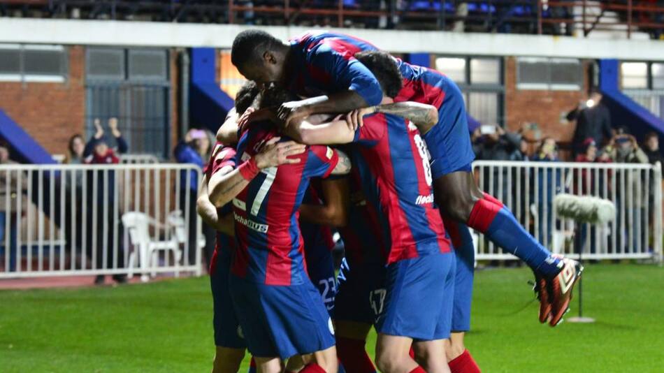 Festejo de San Lorenzo ante Platense por la Liga Profesional. Foto: @SanLorenzo.