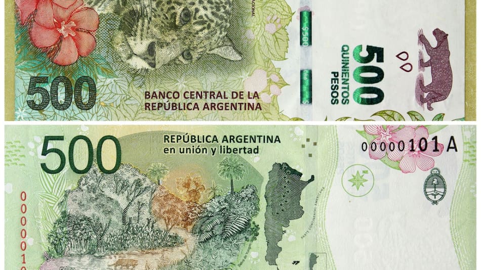 Billete de $500. Foto: NA.