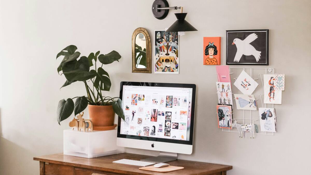 Plantas, oficina, trabajo. Foto: Unsplash
