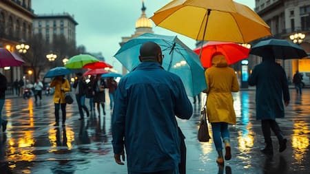 Lluvias. Foto: IA Freepik