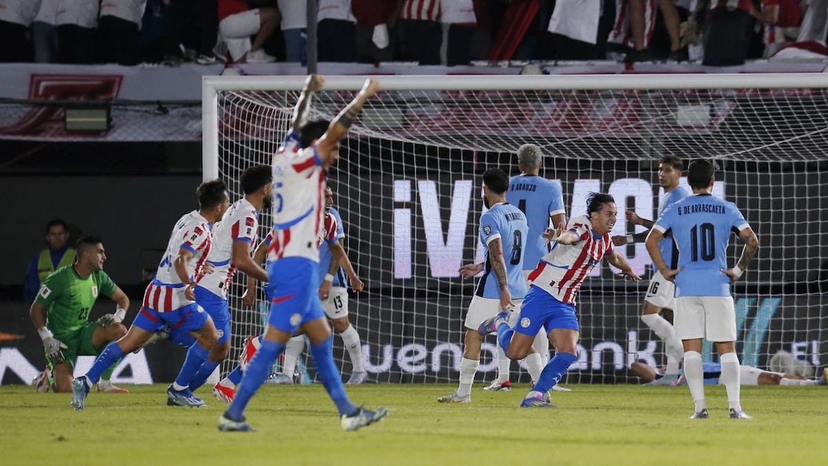 Paraguay vs Uruguay, por las Eliminatorias. Foto: Reuters