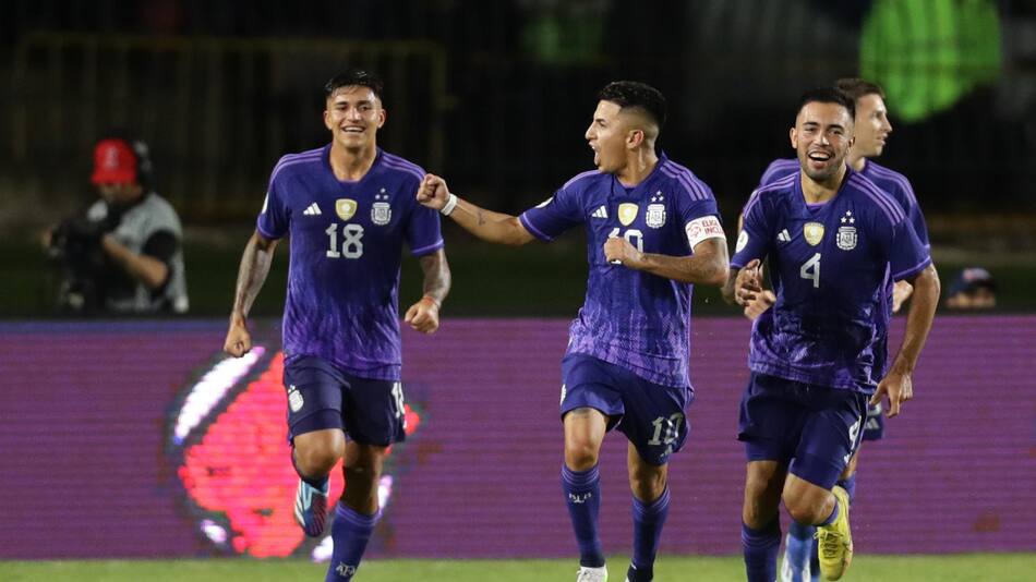 Argentina vs Perú, Preolímpico Sub 23. Foto: EFE