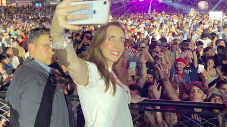 Victoria Villarruel visitó Jesús María. Foto: Instagram.