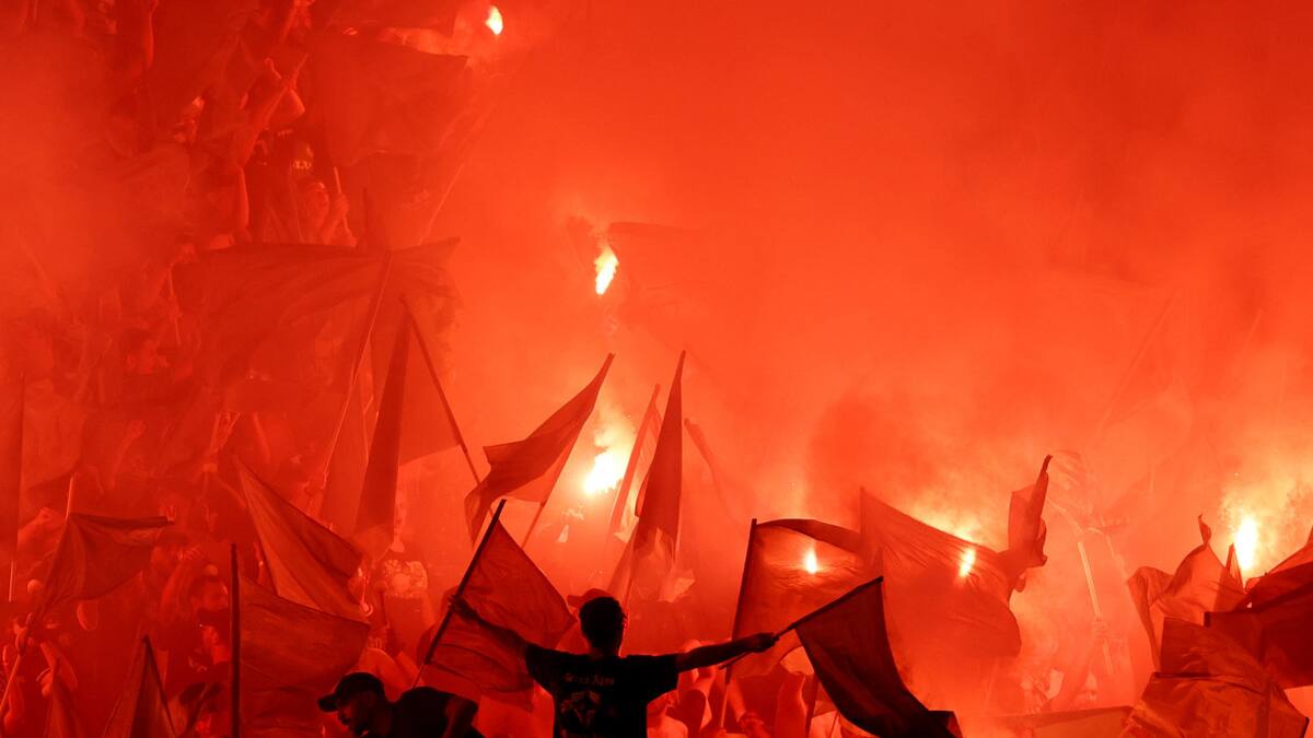 El estadio de Maccabi Haifa en la segunda fecha de la Europa League. Foto: Reuters