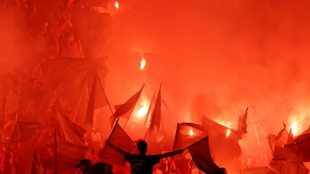 El estadio de Maccabi Haifa en la segunda fecha de la Europa League. Foto: Reuters