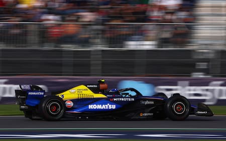 Franco Colapinto en el Gran Premio de México, Fórmula 1. Foto: Reuters.