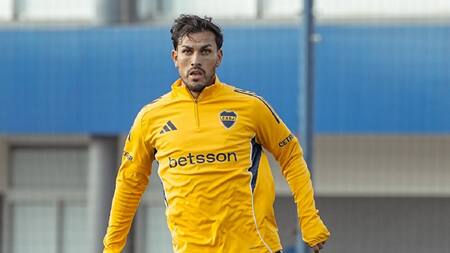 Leandro Paredes se reincorporó a los entrenamientos de Boca.