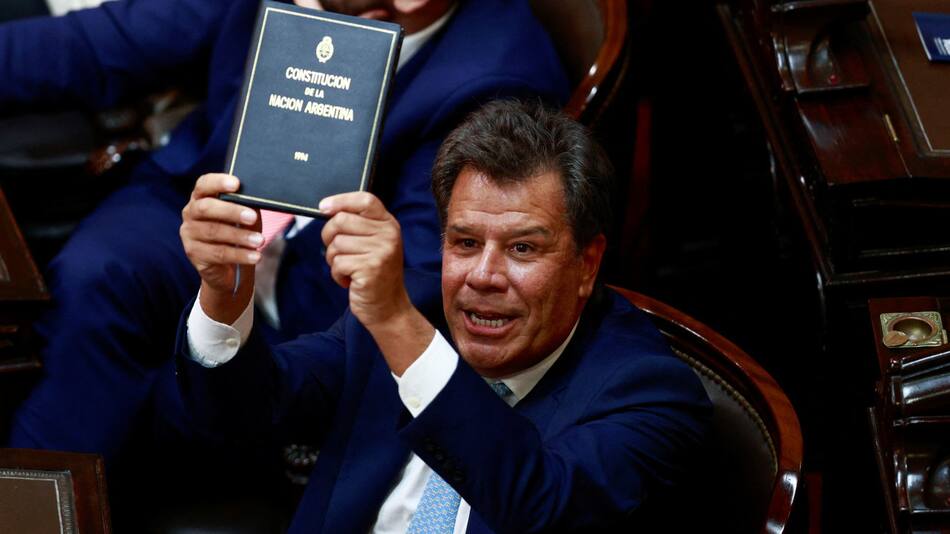 Facundo Manes en la apertura de sesiones ordinarias. Foto: Reuters/Matias Baglietto