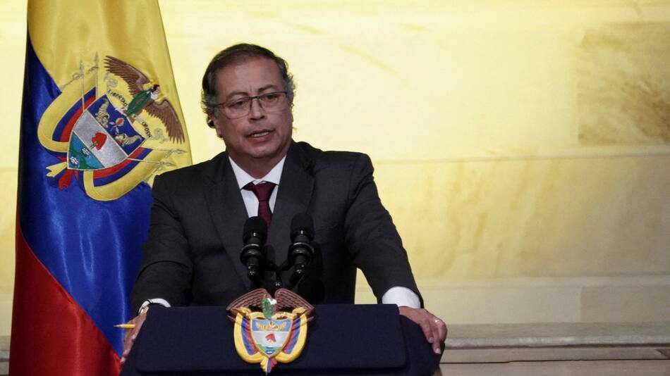 Gustavo Petro, presidente de Colombia. Foto: Reuters.