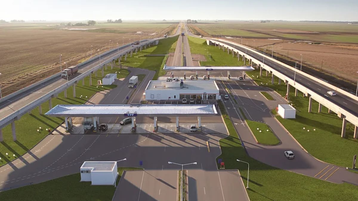 Construyen la estación de servicio más grande de Argentina: tendrá shopping y estará en una ruta clave para el turismo