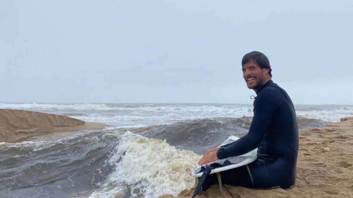 Surifsta tras la ola estática en Uruguay, AGENCIA NA