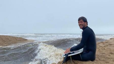 Surifsta tras la ola estática en Uruguay, AGENCIA NA