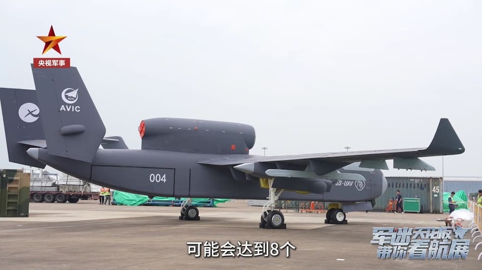 El vehículo aéreo no tripulado chino Jiu Tian, capaz de lanzar enjambres de drones. Foto: X/@xinfolive