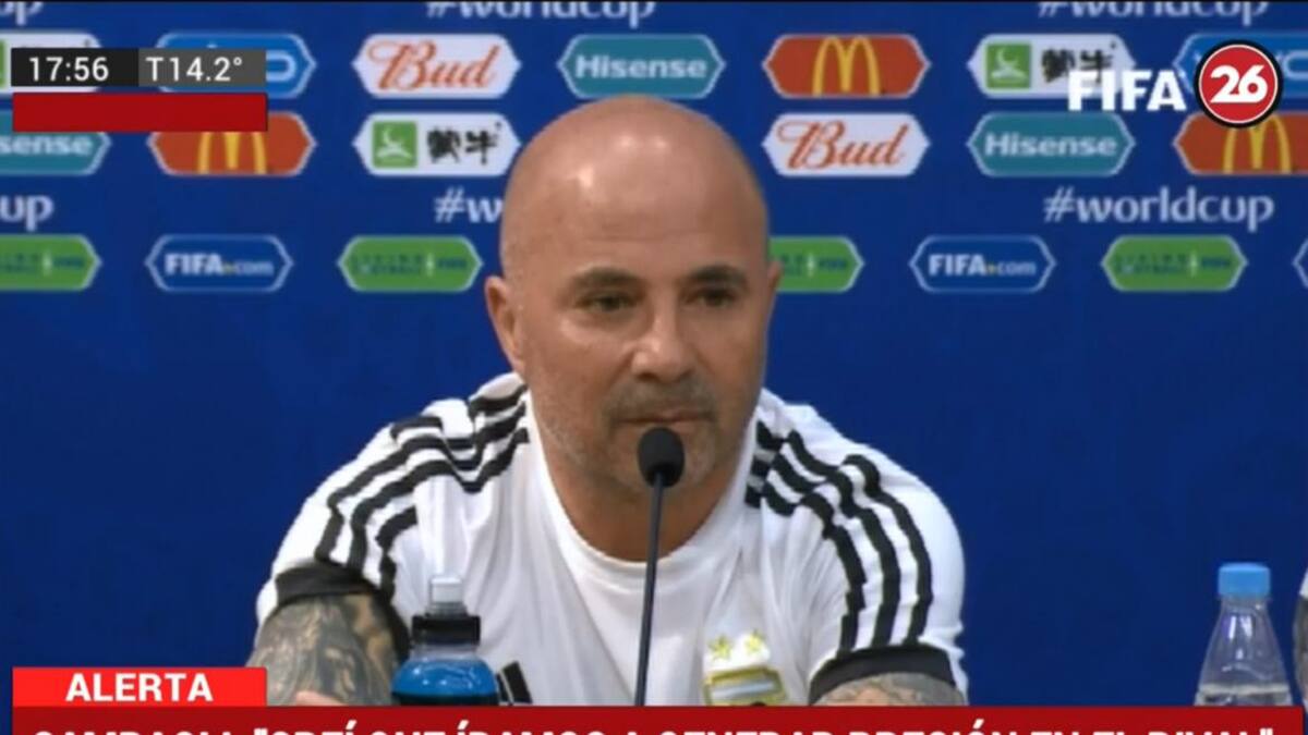 Sampaoli, Mundial Rusia 2018: Argentina vs. Croacia - Reuters
