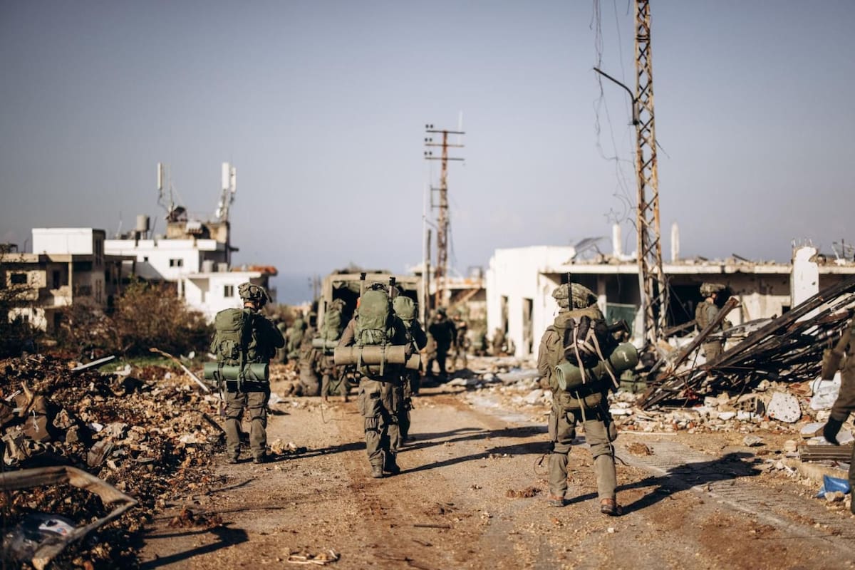 Soldados israelíes en la Franja de Gaza; guerra Israel-Hamás: Foto: X @idfonline