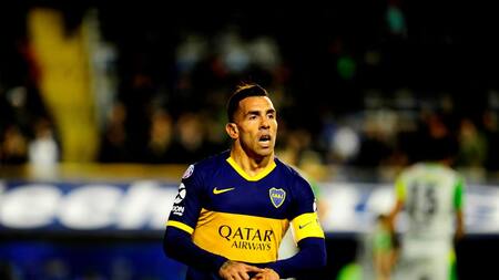 Carlos Tevez, festejo de gol ante Aldosivi, Superliga