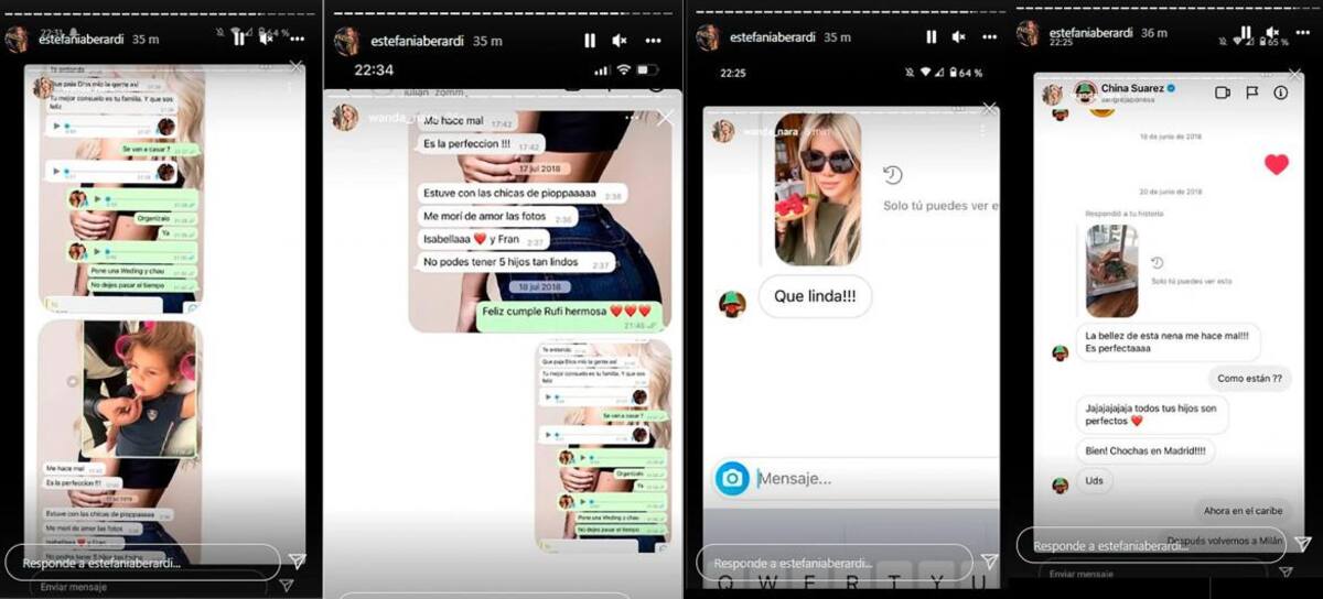 Hackeo de cuenta de Wanda Nara con los chats con la China Suárez