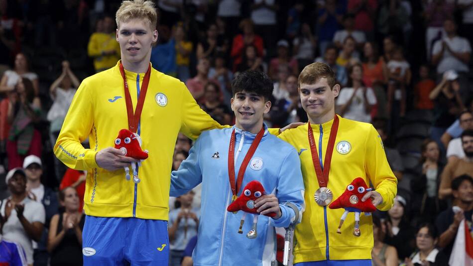 Iñaki Basiloff ganó el oro en los Juegos Paralímpicos de París 2024. Foto: Reuters