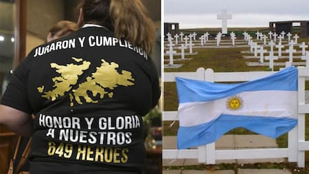 Homenaje a caídos en Malvinas