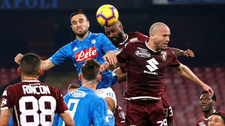 Nápoli vs. Torino, Serie A, Fútbol