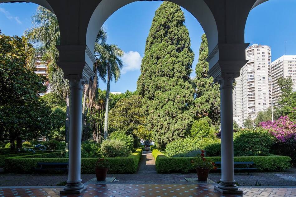 Jardín del Museo Larreta. Foto Instagram @museolarreta