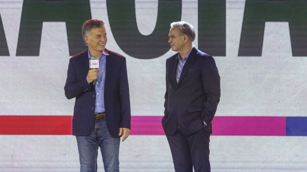 Mauricio Macri y Miguel Ángel Pichetto