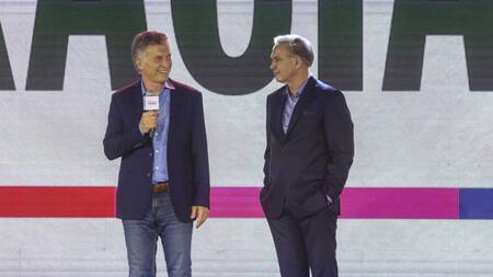 Mauricio Macri y Miguel Ángel Pichetto