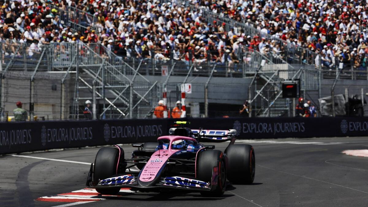 Franco Colapinto finalizó 13 en el Gran Premio de Mónaco. Foto: Reuters (Stephanie Lecocq)
