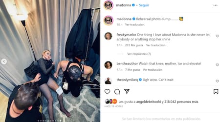 Madonna vuelve a los escenarios. Fotos: Instagram/madonna.