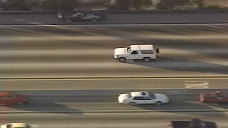 Persecución a O.J. Simpson. Foto: captura