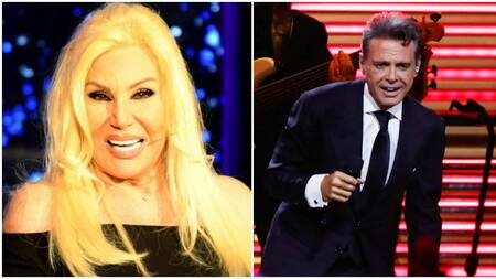 Susana Giménez y Luis Miguel. Fotos: archivo.