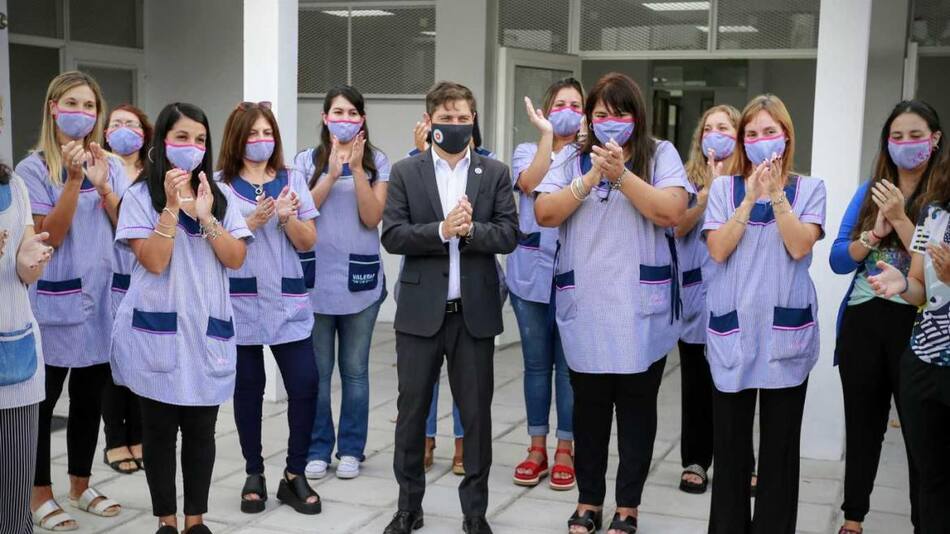 Inicio de clases en la Provincia de Buenos Aires, Axel Kicillof, NA
