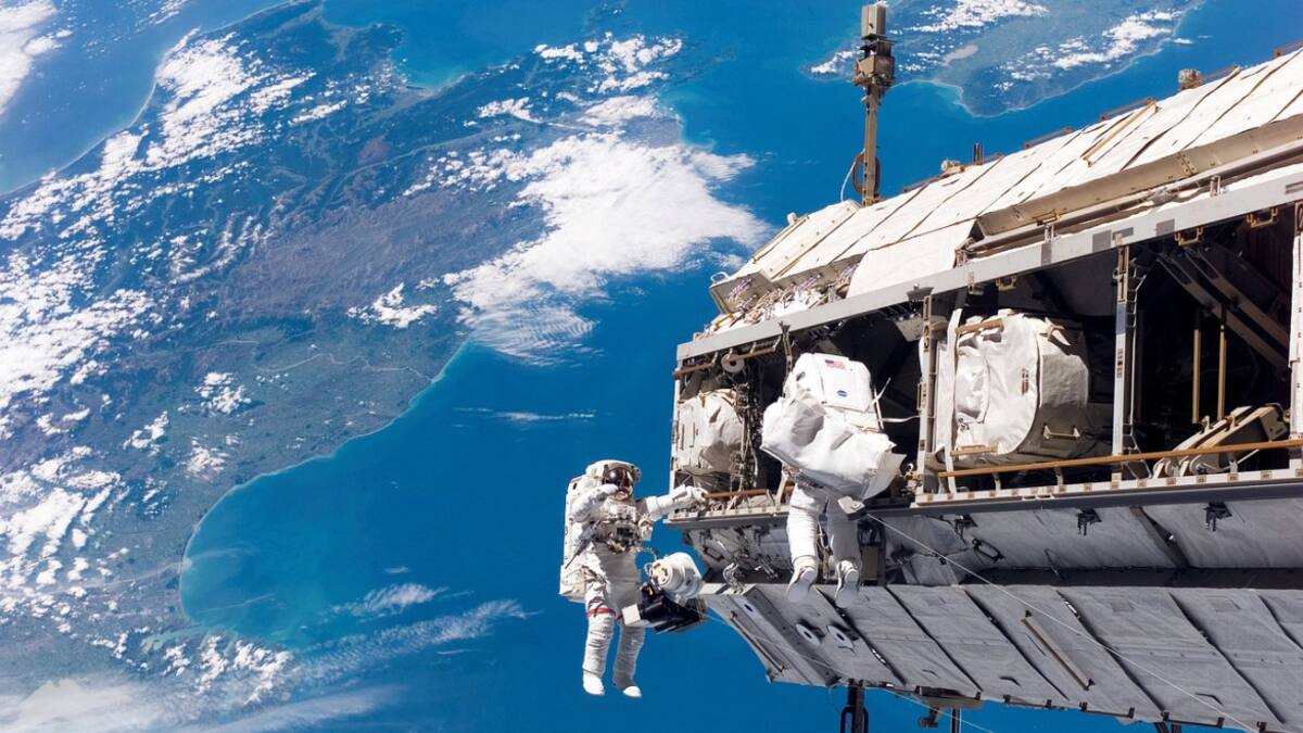 Estación Espacial Internacional. Foto: Twitter @NASA.