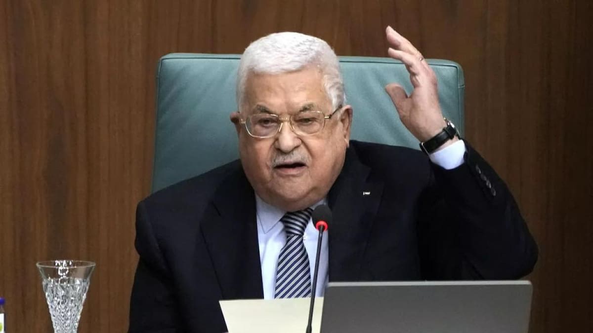 Mahmud Abás, presidente de Palestina. Foto: X