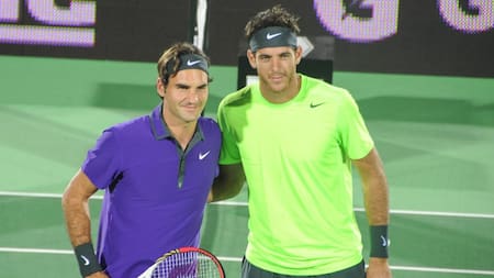 Roger Federer y Juan Martín Del Potro