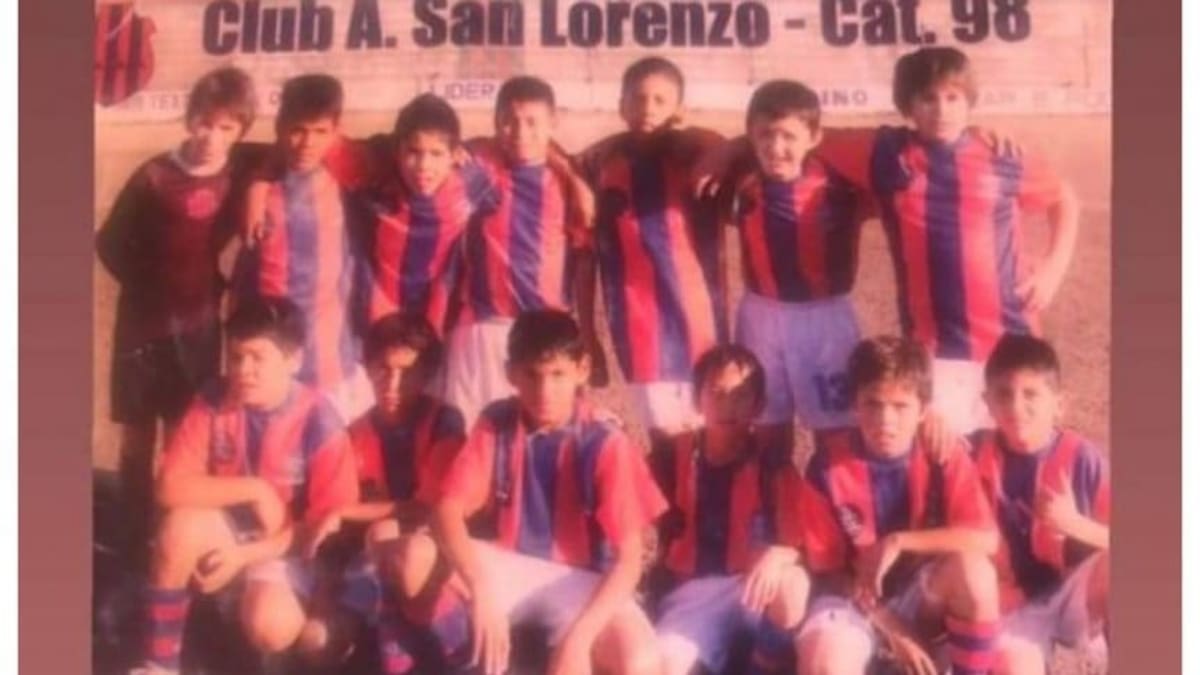 Cristian Romero en San Lorenzo de Córdoba.