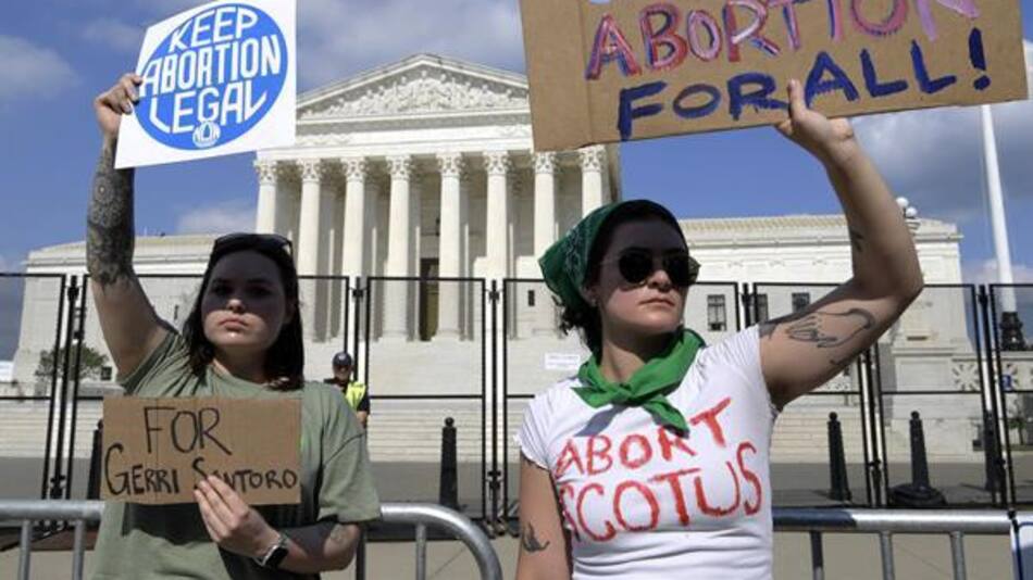 Marchas a favor del aborto. Foto: EFE.