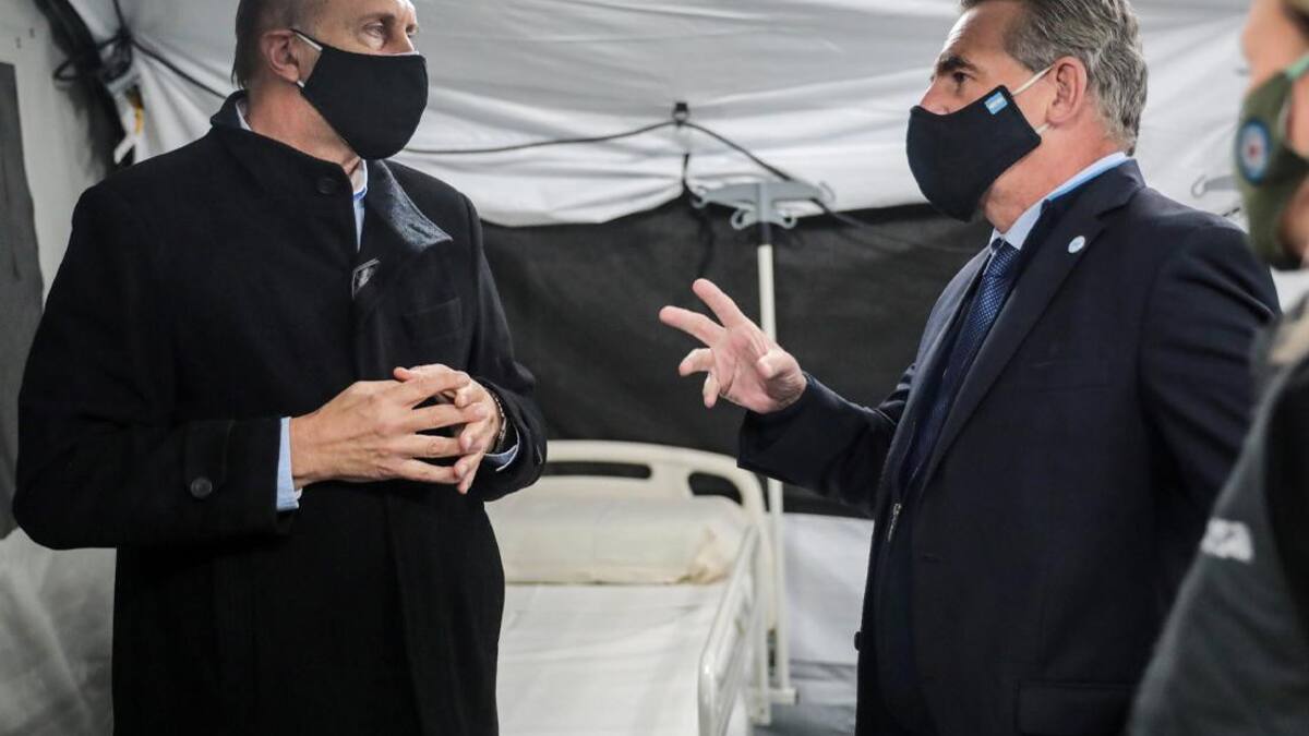 Omar Perotti y Agustín Rossi, coronavirus en Santa Fe, NA