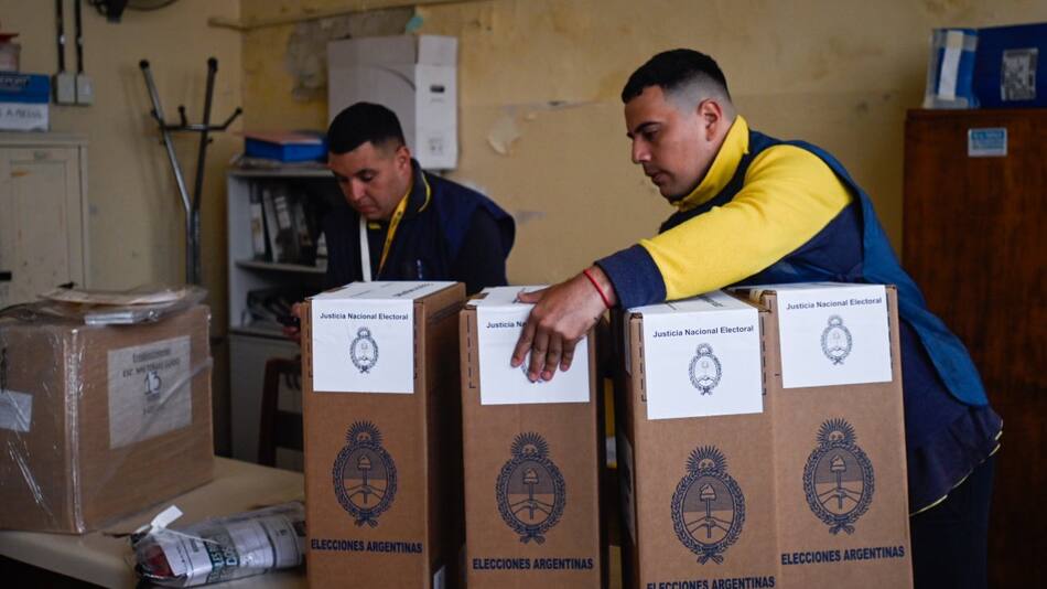 Personal de Correo Argentino; Elecciones. Foto: NA