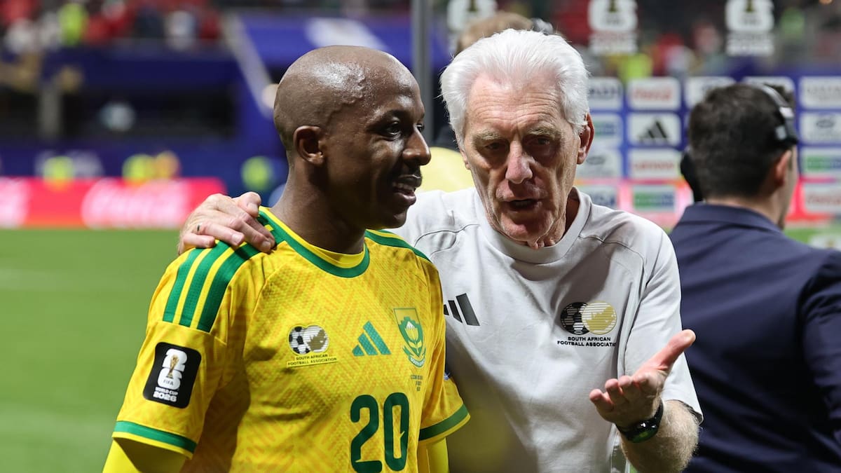 Hugo Broos, técnico de la Selección de Sudáfrica en el Mundial 2026.