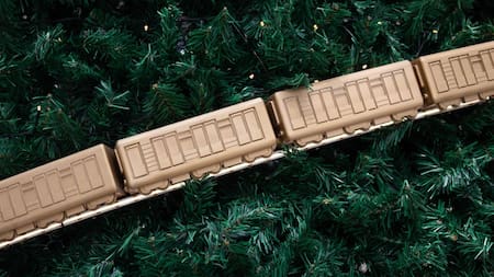 Actividades navideñas en el subte.