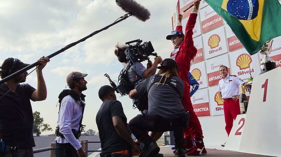 La producción detrás de "Senna". Foto: Prensa Netflix.