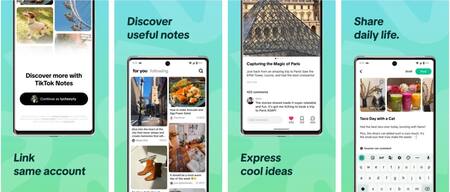 La nueva plataforma de TikTok para fotografías. Foto: X.