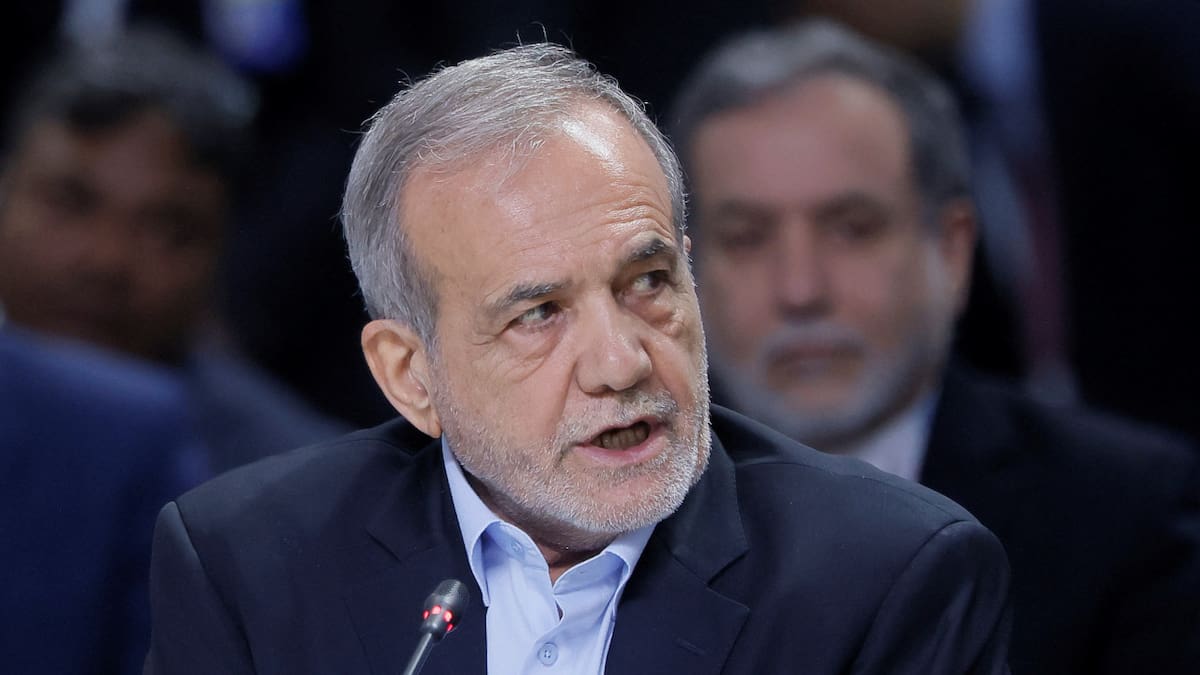 Masud Pezeshkian, presidente de Irán. Foto: REUTERS.